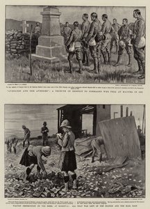 Hævnerne og de hævnede, en hyldest til kammerater, der faldt ved Majuba i 1881, Beboernes overmodige ødelæggelse af Roodeval, alt, hvad der var tilbage af stationen og postposerne